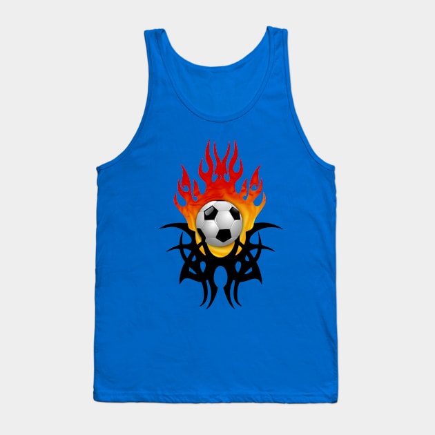 Soccer Ball Tank Top by AmandaRain